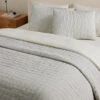 Lammin Linen Quilted Coverlet By Sarah Sherman Samuel 2 Lammin Linen Quilted Coverlet By Sarah Sherman Samuel -Furniture Decoration Shop LamminLinenCoverlet Black Ivory Queen Full A0656731 884 Product