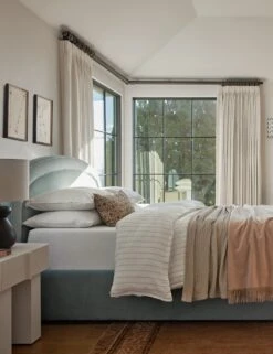 Newbery Platform Bed -Furniture Decoration Shop Lulu and Georgia BeddingVignette 0476 LIFESTYLE Site Crop Lifestyle 3 1