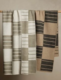 Checkered Wool Throw By Sarah Sherman Samuel 19 Checkered Wool Throw By Sarah Sherman Samuel -Furniture Decoration Shop Lulu and Georgia CheckeredThrowbySarahShermanSamuelDrapeShot Product