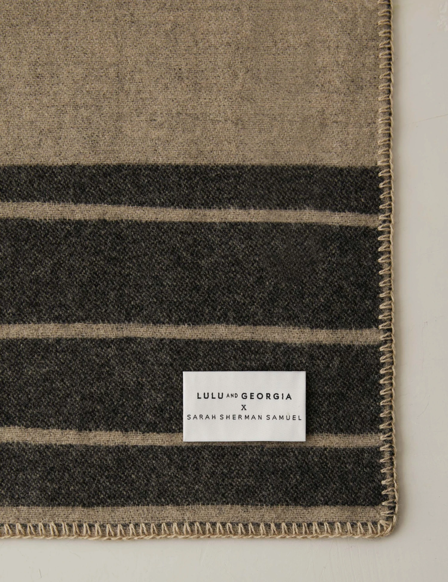 Checkered Wool Throw By Sarah Sherman Samuel 9 Checkered Wool Throw By Sarah Sherman Samuel - Image 7