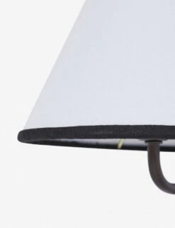 Magdalene Single Sconce -Furniture Decoration Shop MagdaleneSconceBronze BlackRimShade 0024