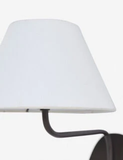 Magdalene Single Sconce -Furniture Decoration Shop MagdaleneSconceBronze WhiteShade 12745