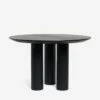 Mojave Round Dining Table 2 Mojave Round Dining Table -Furniture Decoration Shop MojaveRoundDiningTable Black A0655709 515 Product
