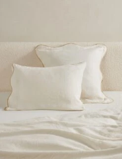 Essie Hemp Sham By Sarah Sherman Samuel -Furniture Decoration Shop OteliaHempSham Cream SiblingShot 382 Product