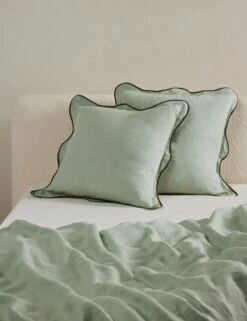 Essie Hemp Sham By Sarah Sherman Samuel -Furniture Decoration Shop OteliaHempSham Lichen Euro A0656706 551 Product