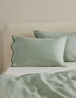 Essie Hemp Sham By Sarah Sherman Samuel -Furniture Decoration Shop OteliaHempSham Lichen Standard A0656702 1 Product