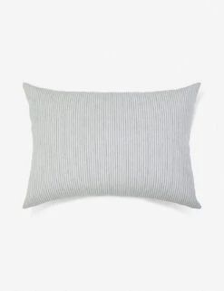 Connor Linen Cotton Sham By Pom Pom At Home -Furniture Decoration Shop PomPomatHomeConnorBigPillow IvoryandDenim f530a9b8 db67 4098 b23b 8d8cac5eebde