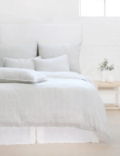 Connor Linen Cotton Sham By Pom Pom At Home -Furniture Decoration Shop PomPomatHomeConnorDuvet IvoryandDenim e9d5ac5b 6975 4907 be94 42f124a277e6