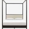 Simonette Canopy Bed 1 Simonette Canopy Bed -Furniture Decoration Shop SimonetteCanopyBedQueen Black A0656315 0346 Product