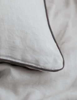 European Flax Piped Linen Pillowcases (set Of 2) By Cultiver 18 European Flax Piped Linen Pillowcases (set Of 2) By Cultiver -Furniture Decoration Shop Smoke Grey Detail SITECROP d00bd7d3 6c42 4859 b017 fee15195fe23