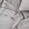 European Flax Piped Linen Flat Sheet By Cultiver 2 European Flax Piped Linen Flat Sheet By Cultiver -Furniture Decoration Shop Smoke Grey Flat Sheet SITECROP