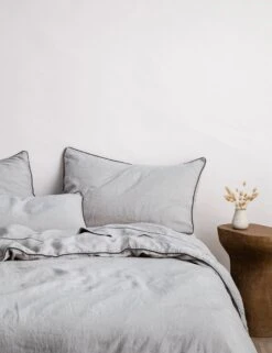 European Flax Piped Linen Pillowcases (set Of 2) By Cultiver 17 European Flax Piped Linen Pillowcases (set Of 2) By Cultiver -Furniture Decoration Shop Smoke Grey Pulled Back SITECROP aaa8d5de 44ac 4430 b1f7 3615c74294bb