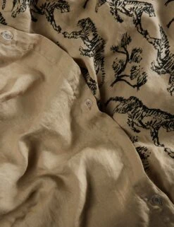 Tiger Hemp Duvet Cover By Sarah Sherman Samuel 11 Tiger Hemp Duvet Cover By Sarah Sherman Samuel -Furniture Decoration Shop TigerHempReversible Queen Full A0656719 1 Product