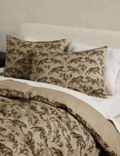 Tiger Hemp Duvet Cover By Sarah Sherman Samuel 10 Tiger Hemp Duvet Cover By Sarah Sherman Samuel -Furniture Decoration Shop TigerHempReversible Queen Full A0656719 3 Product