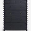 Topia 6-Drawer Dresser By Ginny Macdonald -Furniture Decoration Shop TopiaTallDresser Black16785