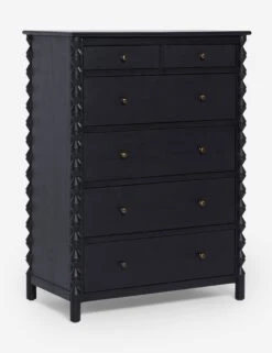 Topia 6-Drawer Dresser By Ginny Macdonald -Furniture Decoration Shop TopiaTallDresser Black16787