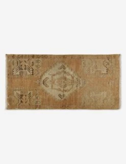 Vintage Turkish Mini Rug No. 102, 1'4" X 3'2"