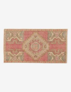 Vintage Turkish Mini Rug No. 116, 1'5" X 2'9"