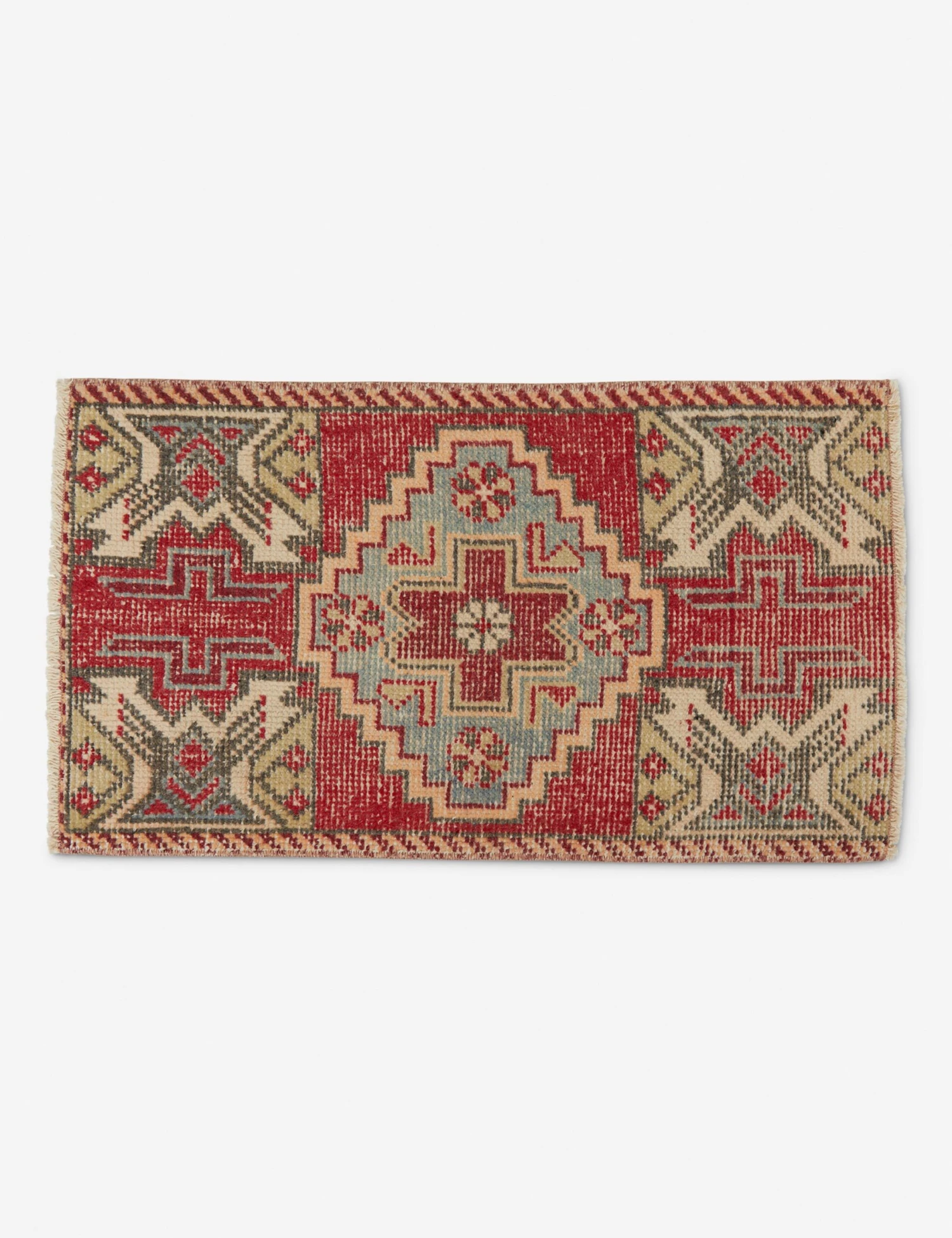 Vintage Turkish Mini Rug No. 120, 1'5" X 2'9" 3 Vintage Turkish Mini Rug No. 120, 1'5" X 2'9"