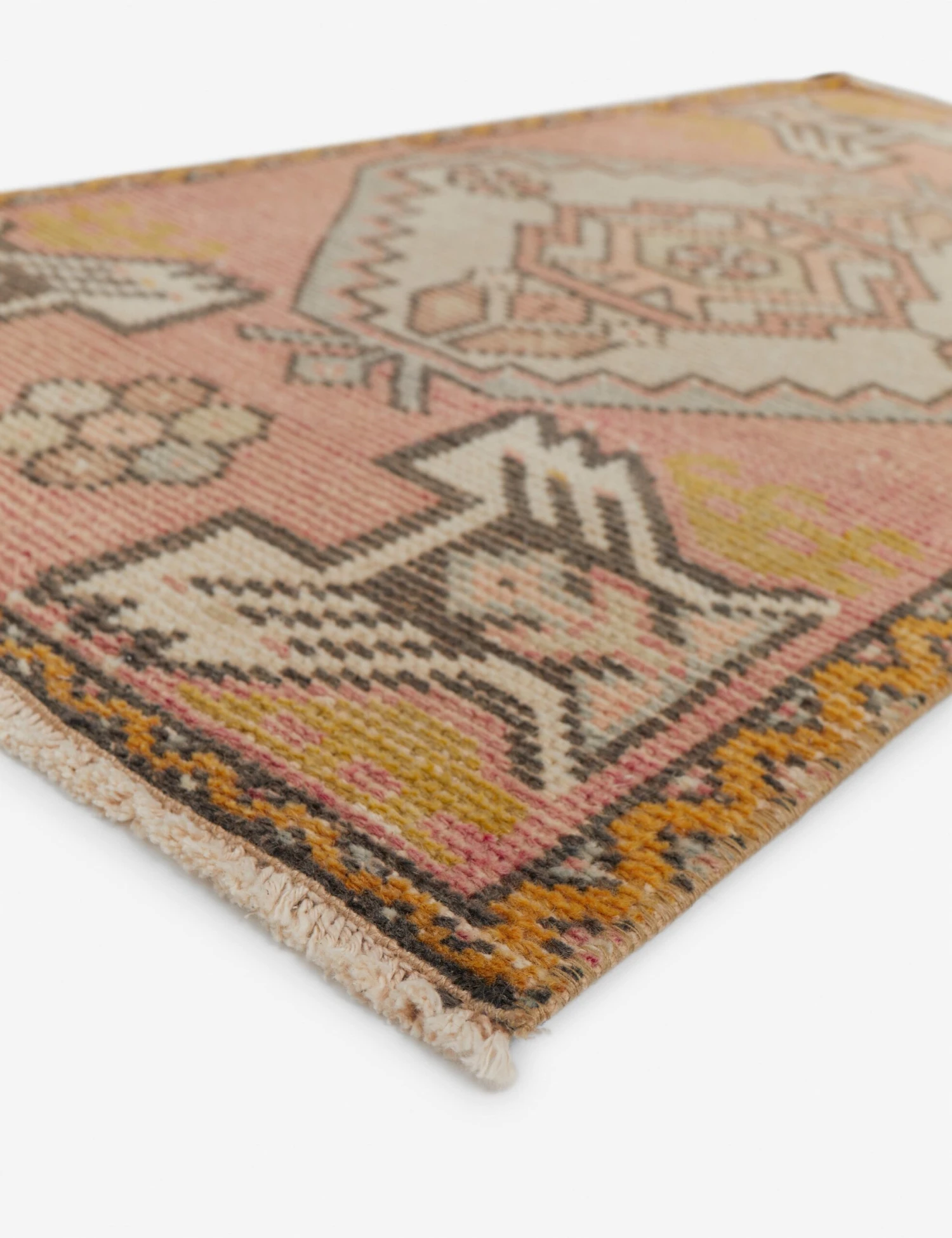 Vintage Turkish Mini Rug No. 97, 1'6" X 3'2" - Image 2