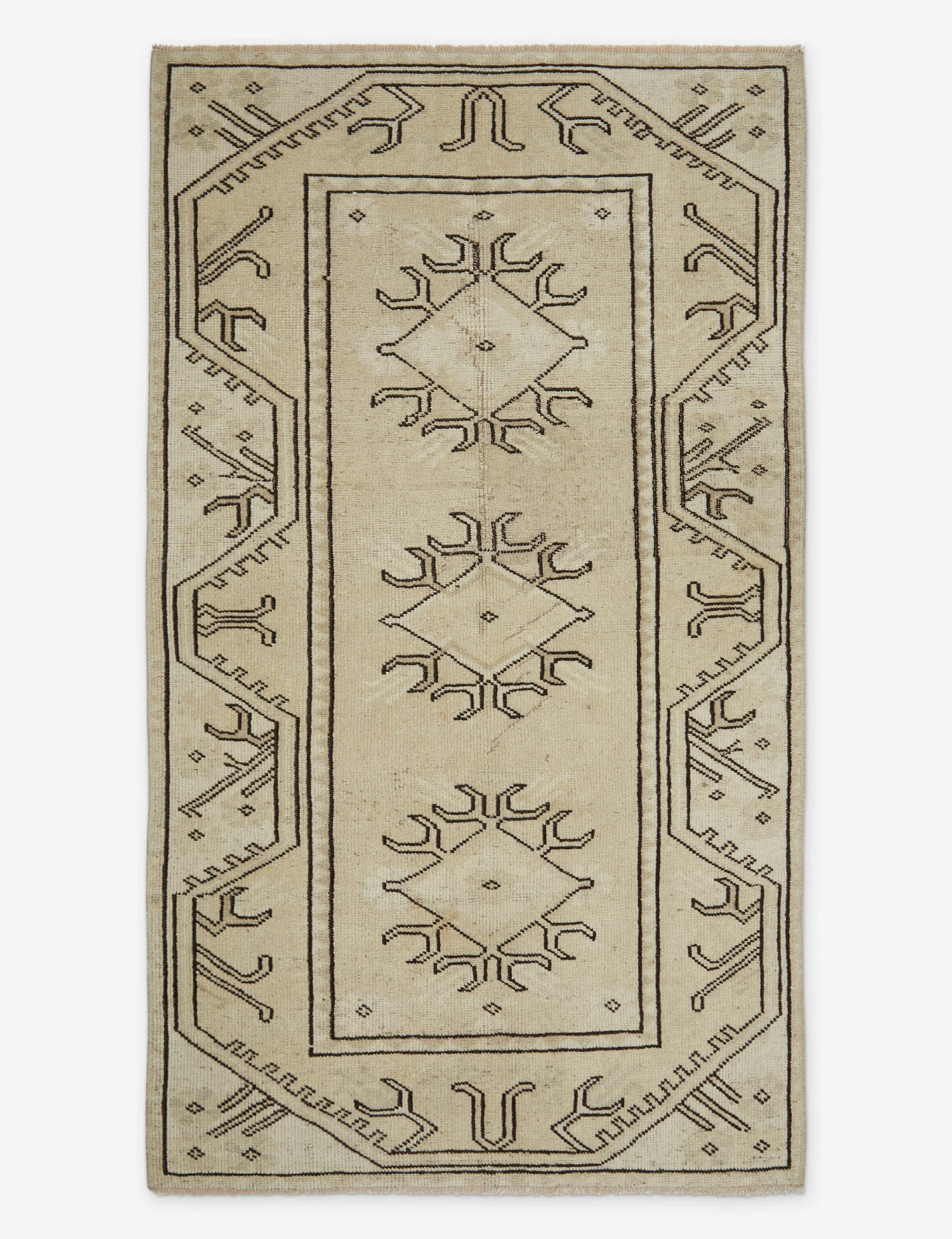 Vintage Turkish Rug No. 66 2'7" X 4'6" 3 Vintage Turkish Rug No. 66 2'7" X 4'6"