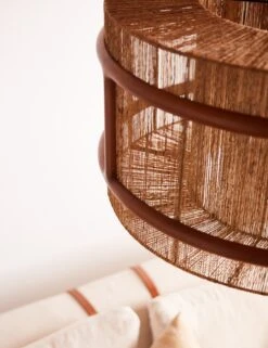 Suma Chandelier -Furniture Decoration Shop WJHPLG NA SS23 WoodJuteChandelier 072 Detail