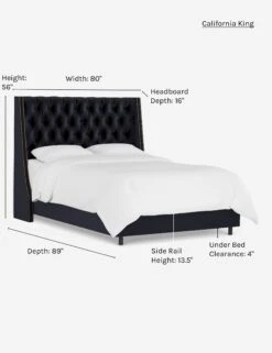 Admina Bed -Furniture Decoration Shop admina bed navy cal king