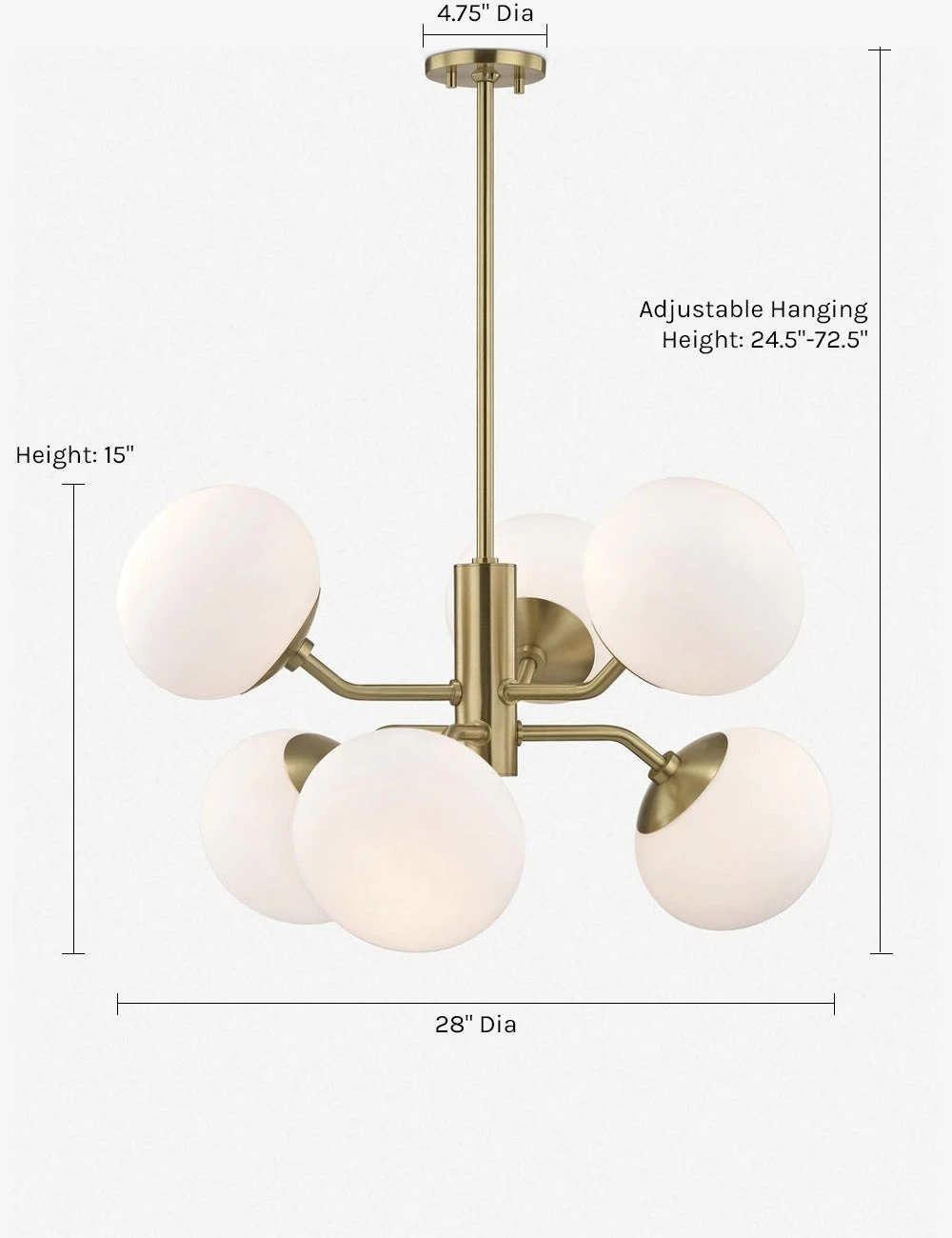 Ainsley Chandelier 4 Ainsley Chandelier - Image 2