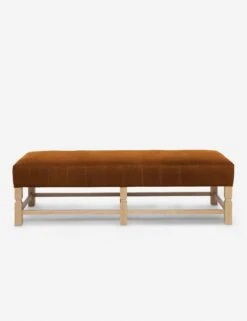 Ambleside Bench By Ginny Macdonald -Furniture Decoration Shop ambleside bench velvet cognac 4 e15a5c85 a0a3 4928 8564 cffcba36b237