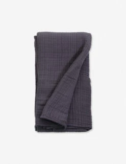 Arrowhead Textured Cotton Blanket By Pom Pom At Home -Furniture Decoration Shop arrowheadthrowslate