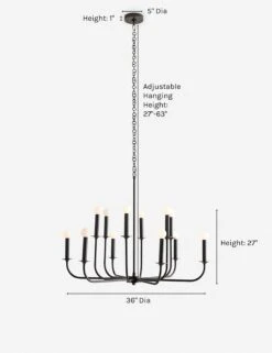 Breck Chandelier By Arteriors -Furniture Decoration Shop arteriors breck chandelier bronze