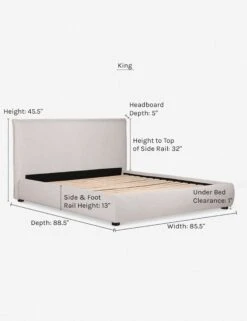 Cambria Platform Bed -Furniture Decoration Shop cambria king dims