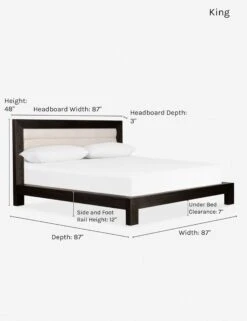 Carlin Platform Bed -Furniture Decoration Shop carlin king dims 2