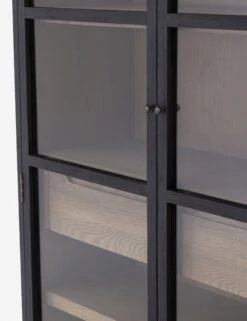 Carly Curio Cabinet -Furniture Decoration Shop carly cabinet black 2