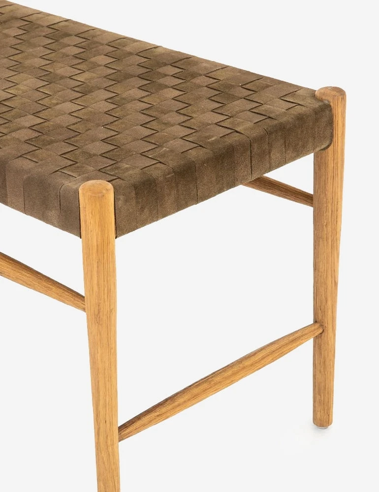 Tess Leather Bench 7 Tess Leather Bench - Image 5