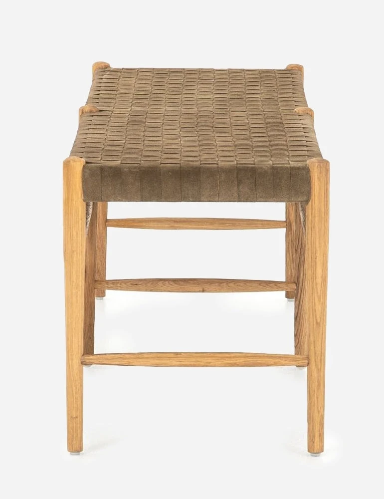 Tess Leather Bench 6 Tess Leather Bench - Image 4