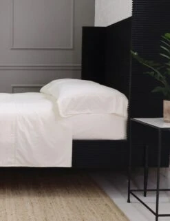 Classico Hemstitch Cotton Sateen Sheet Set By Pom Pom At Home -Furniture Decoration Shop classicoivorysheetset 1