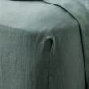 European Flax Linen Fitted Sheet By Cultiver -Furniture Decoration Shop cultiver linen bedding bluestone fitted sheet