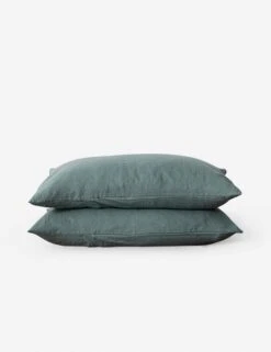 European Flax Linen Pillowcases (Set Of 2) By Cultiver -Furniture Decoration Shop cultiver linen bedding bluestone pillowcase 6380aeb7 c1bf 49ea ad38 a160dea4cf5c