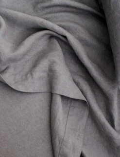 Linen Bedding, Flat Sheet By Cultiver 32 Linen Bedding, Flat Sheet By Cultiver -Furniture Decoration Shop cultiver linen bedding charcoal grey flat sheet 2