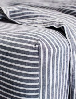 European Flax Linen Fitted Sheet By Cultiver 32 European Flax Linen Fitted Sheet By Cultiver -Furniture Decoration Shop cultiver linen bedding indigo stripe fitted sheet 1