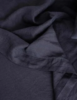 Linen Bedding, Flat Sheet By Cultiver 36 Linen Bedding, Flat Sheet By Cultiver -Furniture Decoration Shop cultiver linen bedding navy flat sheet 1
