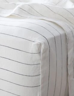 European Flax Linen Fitted Sheet By Cultiver 41 European Flax Linen Fitted Sheet By Cultiver -Furniture Decoration Shop cultiver linen bedding pencil stripe fitted sheet