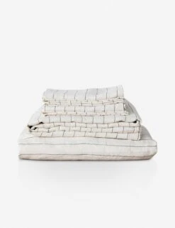 European Flax Linen Sheet Set By Cultiver -Furniture Decoration Shop cultiver linen bedding pencil stripe sheet set