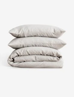 European Flax Linen Duvet Set By Cultiver -Furniture Decoration Shop cultiver linen bedding smoke grey duvet set 1 1 605d7795 a831 4ca6 b231 01c2023bbccb