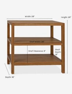 Emmeline Nightstand -Furniture Decoration Shop emmeline gold teak