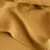 European Flax Linen Flat Sheet By Cultiver -Furniture Decoration Shop flat sheet mustard