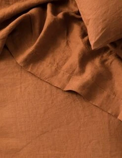 Linen Bedding, Flat Sheet By Cultiver 30 Linen Bedding, Flat Sheet By Cultiver -Furniture Decoration Shop flatsheet cedar croppedsquare 610x 1