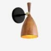 Gracie Sconce -Furniture Decoration Shop gracie wall sconce black and acacia copy