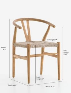 Gradie Indoor / Outdoor Dining Chair 24 Gradie Indoor / Outdoor Dining Chair -Furniture Decoration Shop gradienaturaldimensions copy 1